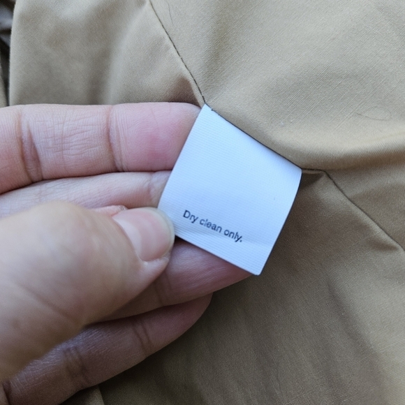 J. Crew camel colored pea coat wool nylon cashmere blend large - Picture 4 of 10